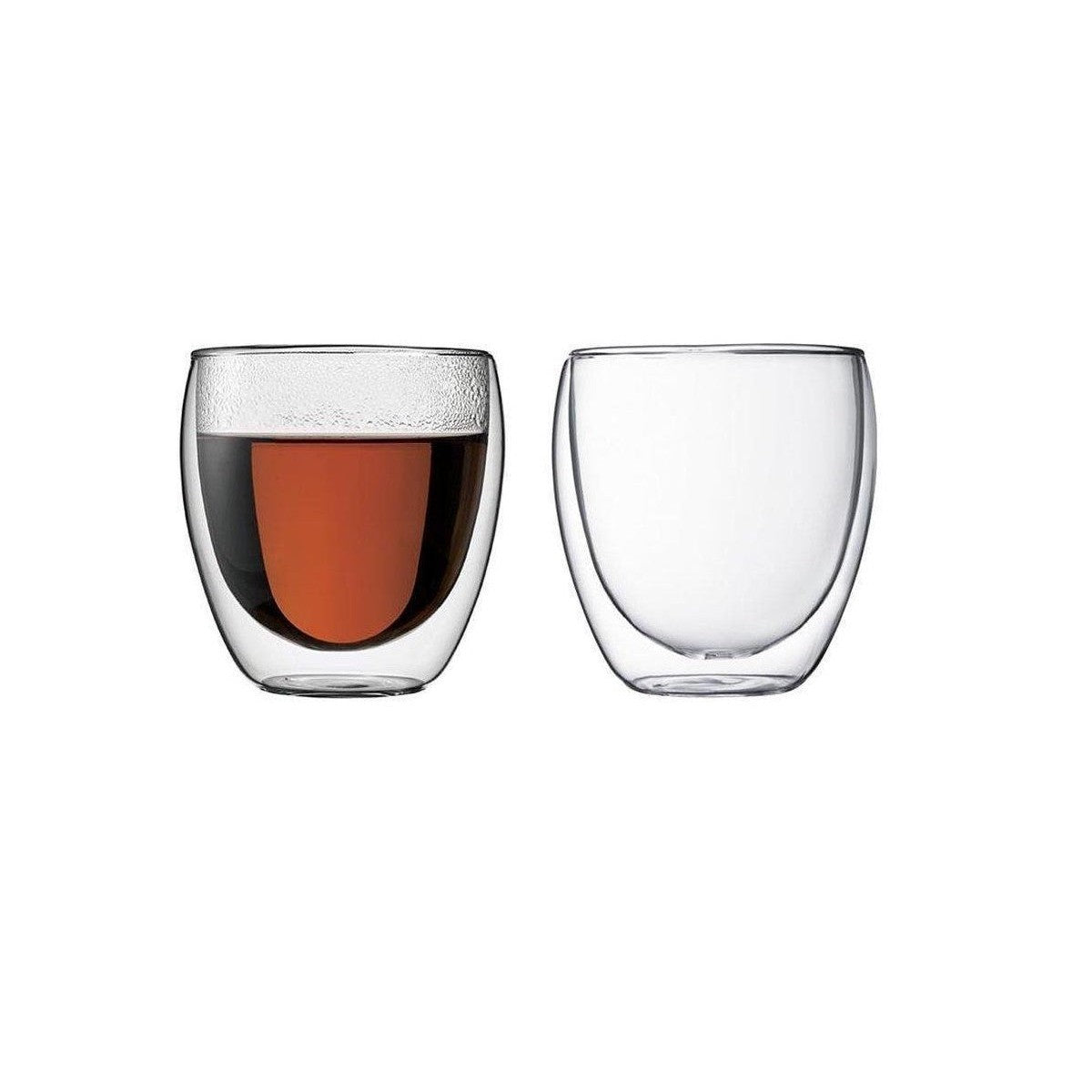 Glasrijk® Dubbelwandige glazen - koffieglazen - theeglazen - 250ml - 2 stuks-Dubbelwandige glazen-Glasrijk-Glasrijk