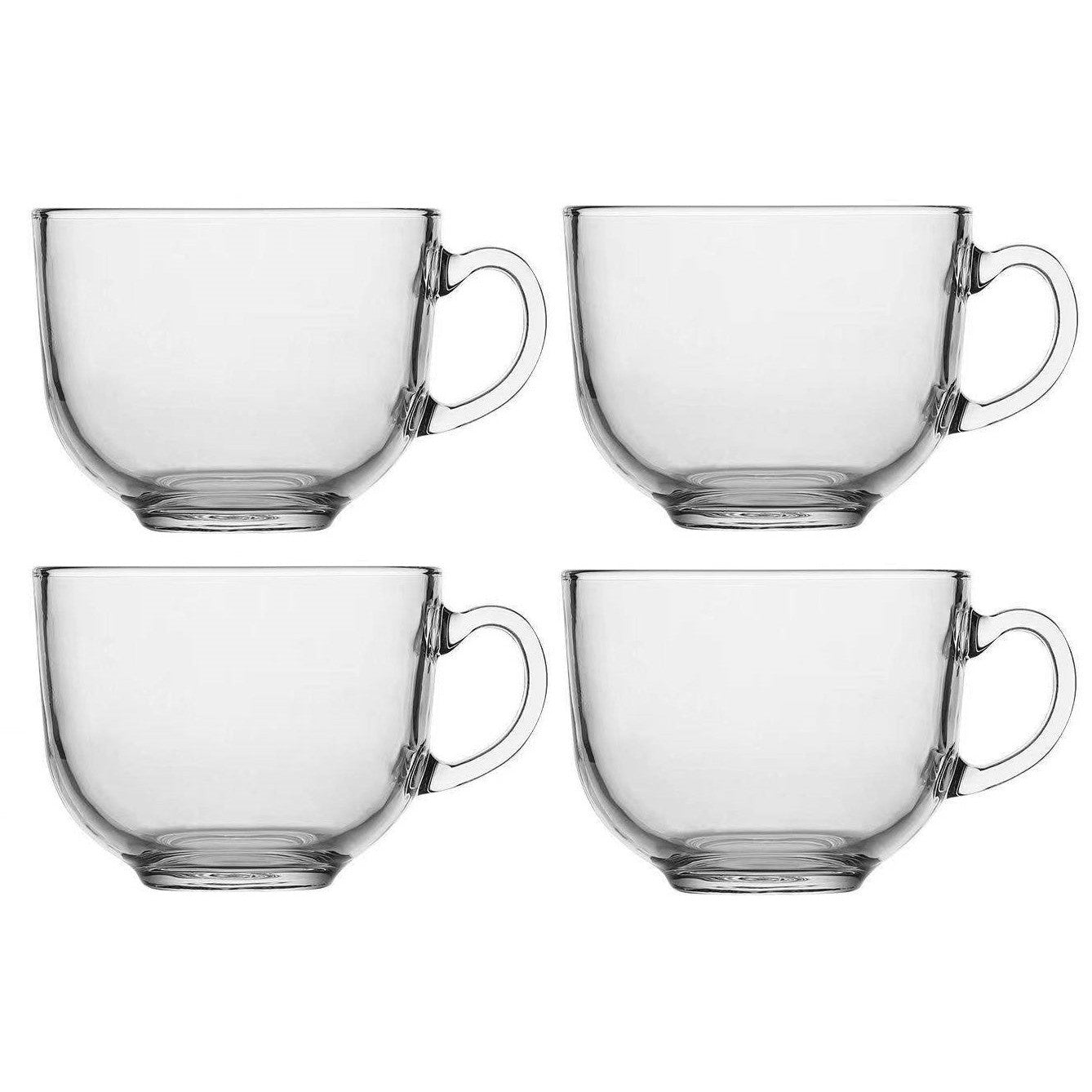 Glasrijk® Theeglazen - koffieglazen - 450ml - 4 stuks-Enkelwandige glazen-Glasrijk-Glasrijk