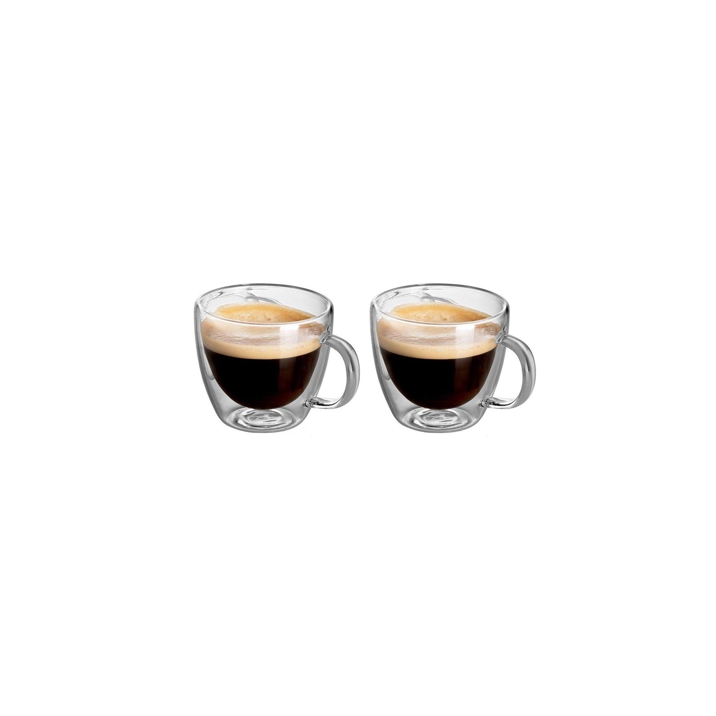 Glasrijk® Dubbelwandige espresso glazen - 80ml - 2 stuks-Dubbelwandige glazen-Glasrijk-Glasrijk