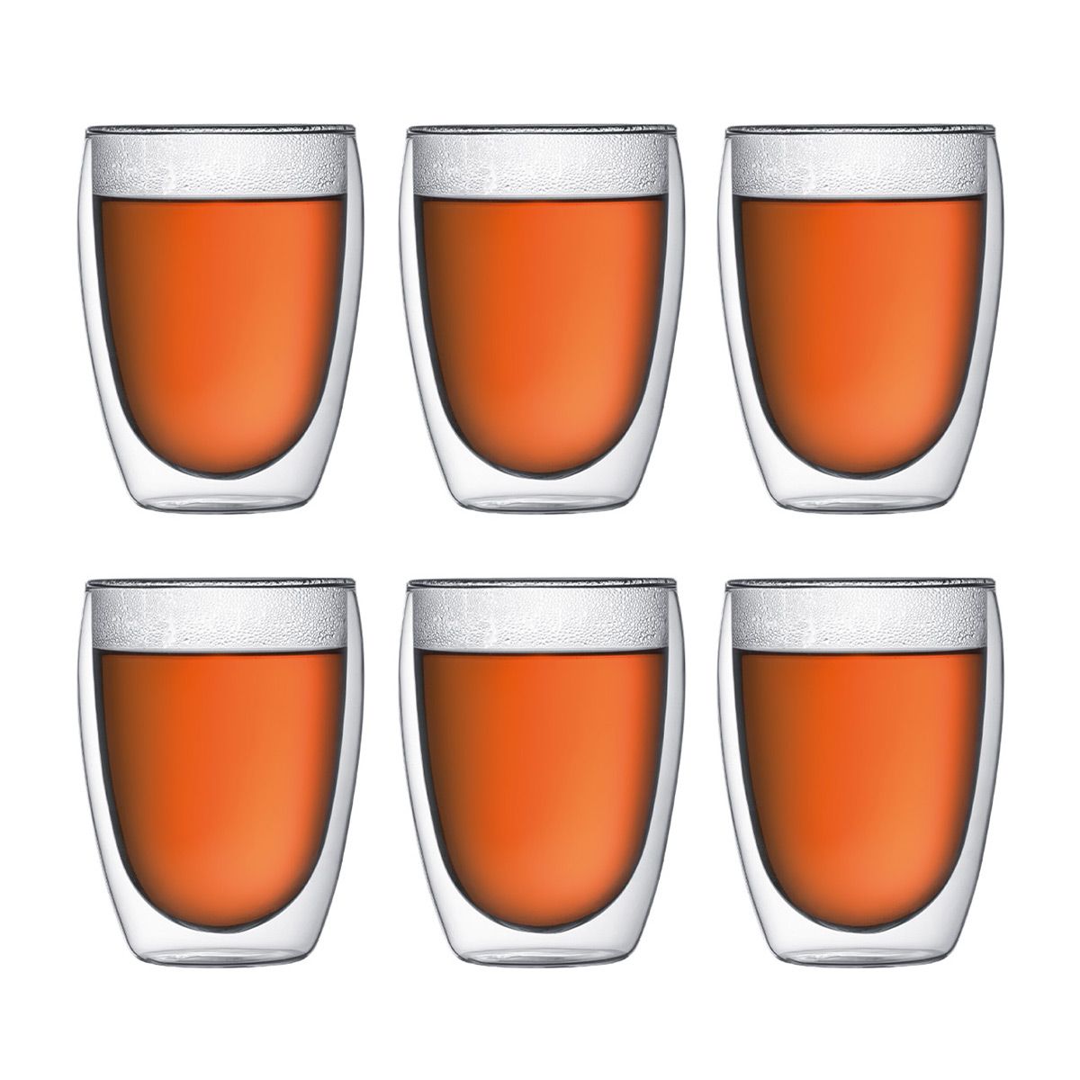 Glasrijk® Dubbelwandige glazen - koffieglazen - theeglazen - 350ml - 6 stuks-Dubbelwandige glazen-Glasrijk-Glasrijk