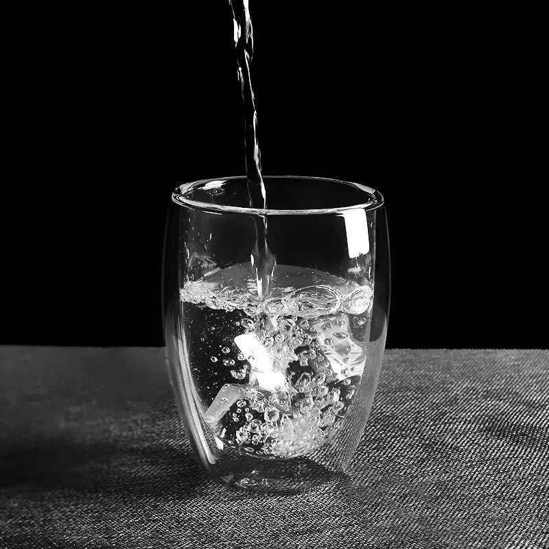 Glasrijk® Dubbelwandige glazen - koffieglazen - theeglazen - 350ml - 2 stuks-Dubbelwandige glazen-Glasrijk-Glasrijk