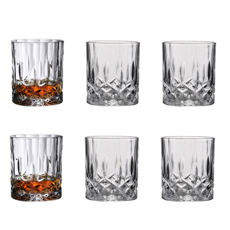 Glasrijk® - Whiskey glazen 310ml - set van 6-Enkelwandige glazen-Glasrijk-Glasrijk