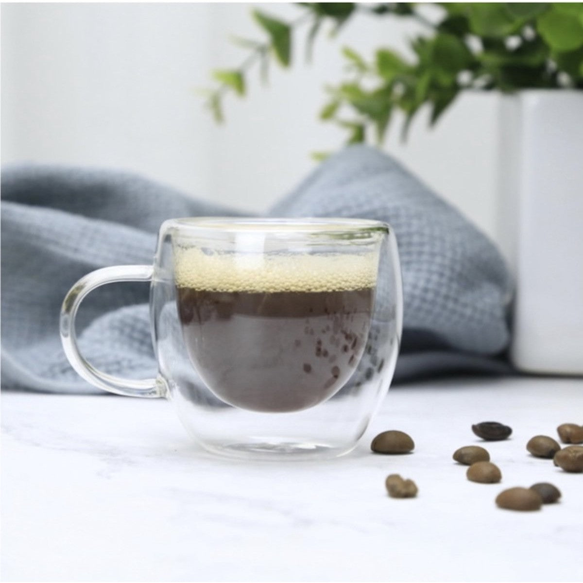 Glasrijk® Dubbelwandige espresso glazen - 80ml - 6 stuks-Dubbelwandige glazen-Glasrijk-Glasrijk