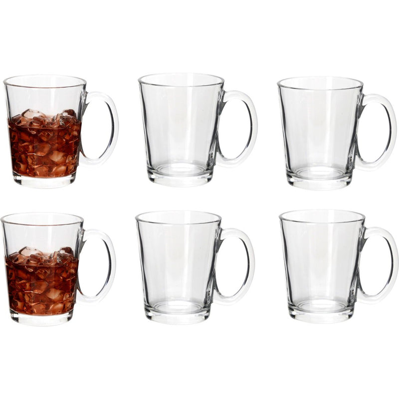 Glasrijk® Theeglazen 280ml - Set van 6 - Koffieglazen - Theeglas - Cappuccino glazen - Latte macchiato glazen-Enkelwandige glazen-Glasrijk-Glasrijk