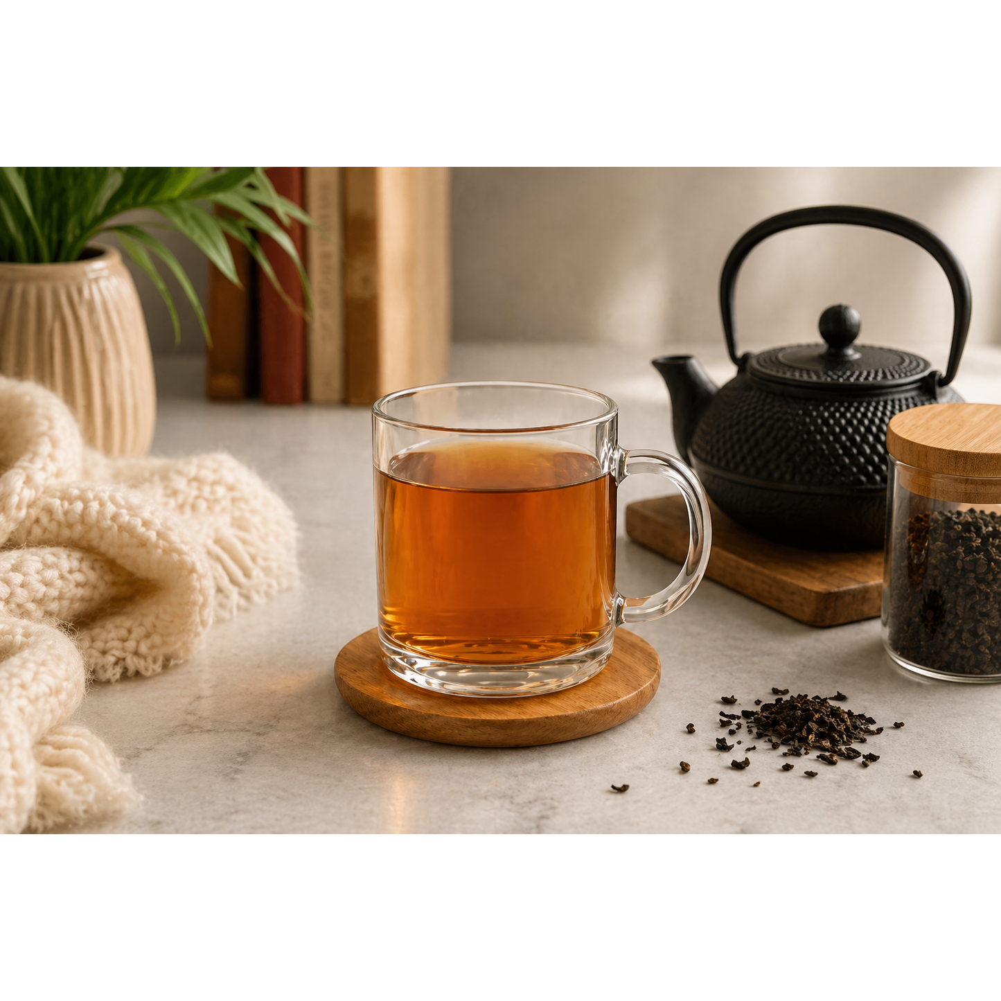Glasrijk® Theeglazen met oor- 330 ml - 4 stuks - Koffieglazen - Theeglas met oor - Theeglas - Cappuccino glazen - Latte macchiato glazen