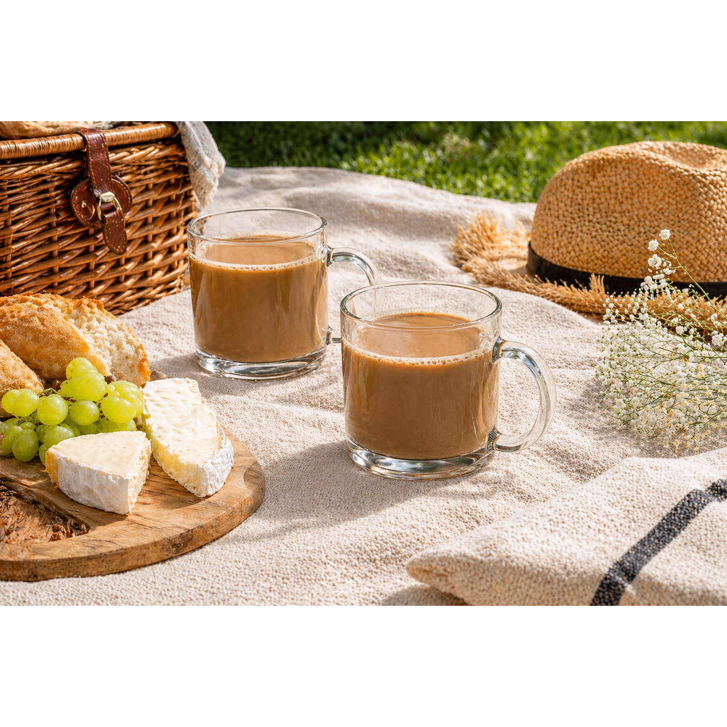 Glasrijk® Theeglazen met oor- 330 ml - 4 stuks - Koffieglazen - Theeglas met oor - Theeglas - Cappuccino glazen - Latte macchiato glazen